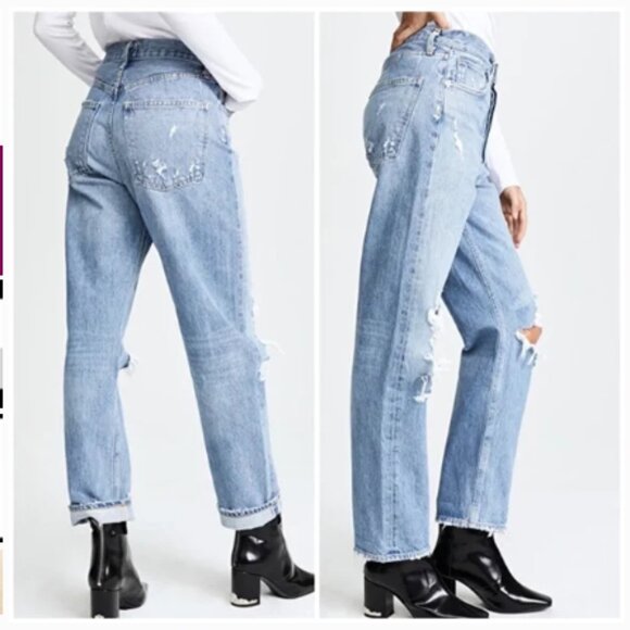 Agolde 90s Mid Rise Loose Fit in Wander Size 23 NWT - Picture 2 of 10